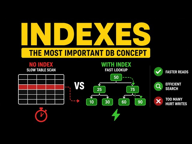 Database Indexes Explained: Why They Make Queries FAST