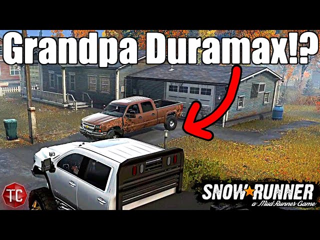 SnowRunner: Buying Grandpa's DURAMAX & REBUILDING IT! (Found on MARKETPLACE!?)