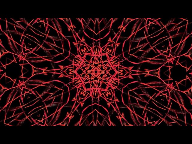 Fire Kaleidoscope - Mandala Visualization, Hypnotic Trip, Trance, Bliss (HD) ASMR