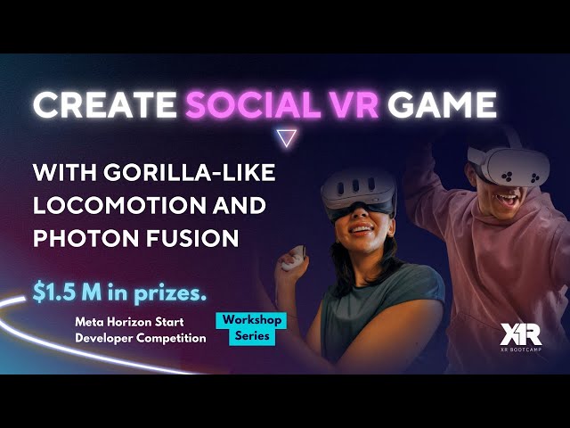 Create Social VR Game with Gorilla-like Locomotion and Photon Fusion