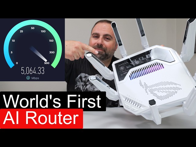 This Thing is Fast! The World’s First AI Router (ASUS GT-BE19000AI)