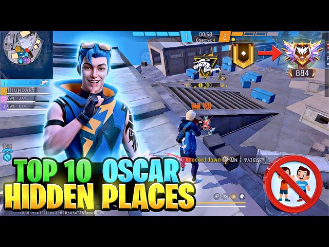 Top 10 CS Rank Hidden Places without friends 😍 - Gaming with idea  