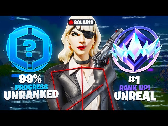 Using Fortnite Cheats To Speed run From Unranked To UNREAL... (Fortnite Simpsons Ranked)