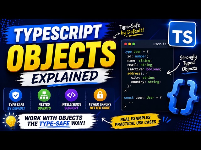 #12 TypeScript Objects Explained in 10 Minutes #typescript #javascript  #react