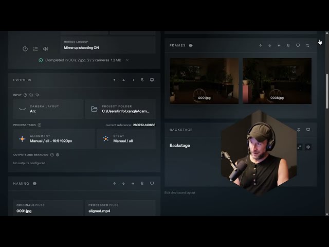 Creating camera subsets in XangleCS using the Zones module