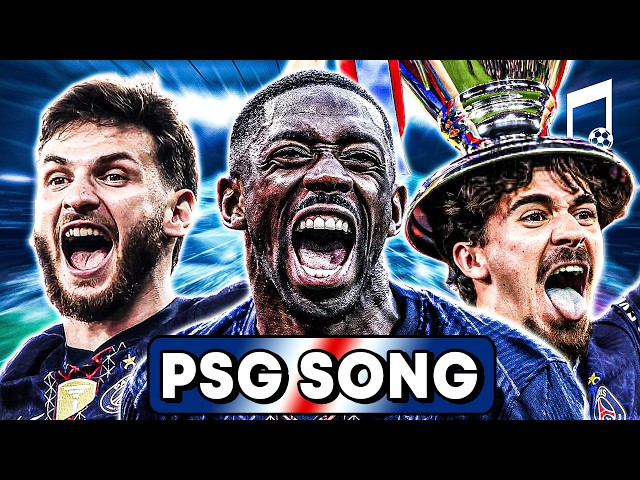 ♫ PSG WIN CHAMPIONS LEAGUE BACK-TO-BACK | Parody Love Me Again - John Newman