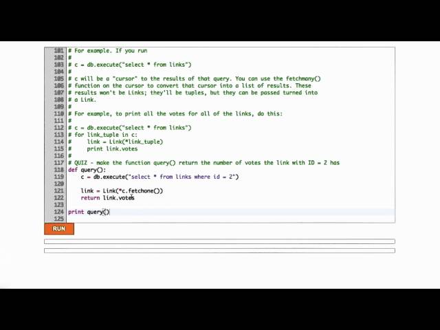 Databases in Python Solution - Web Development