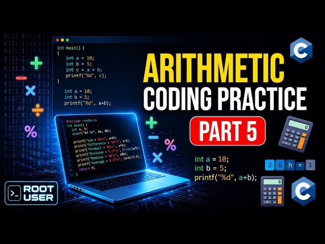 Arithmetic Coding Practice in C | Part 5 (Beginner Friendly)