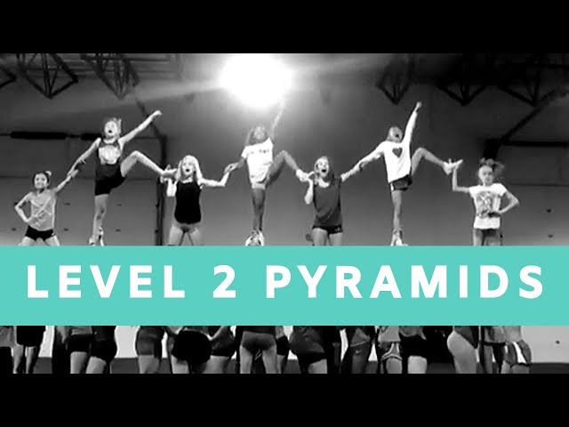 Level 2 cheerleading pyramids