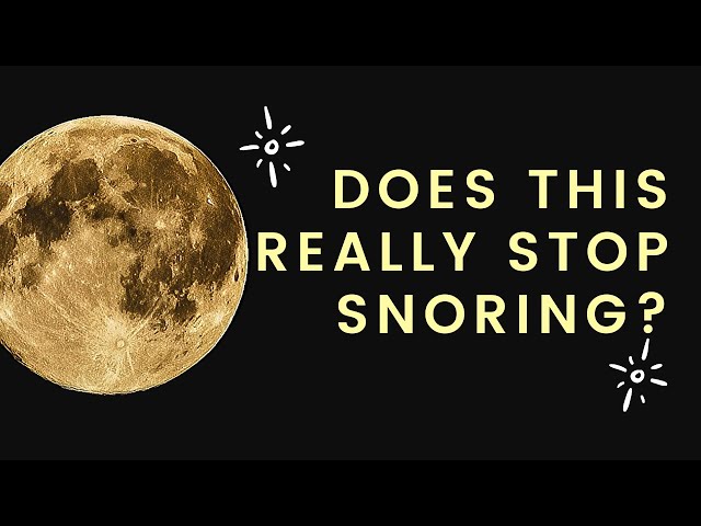 Does this make me stop snoring?
