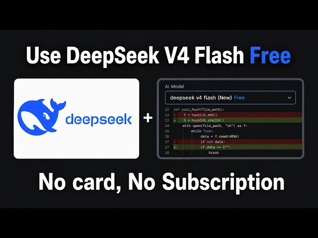 How to Use DeepSeek V4 Flash for Free (Chat + Coding)