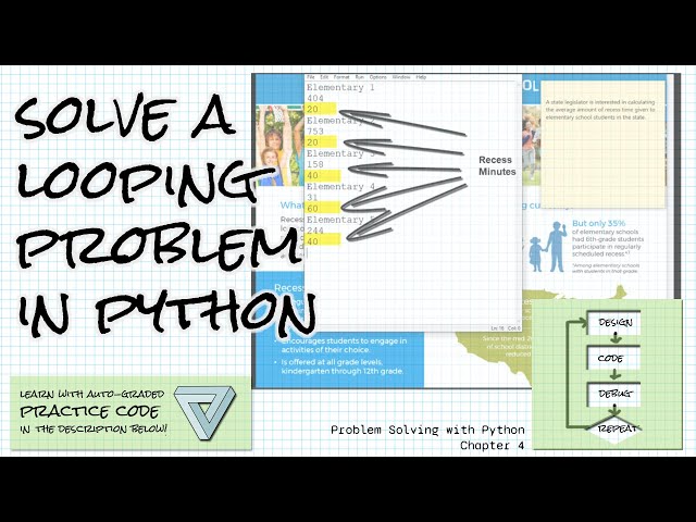 Solving a looping / file problem; Problem Solving with Python Ch 4 Programming