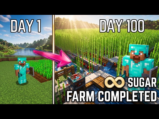 I Built the ULTIMATE Automatic Farm in Minecraft!