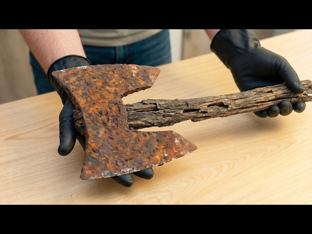 The Most Genius Restoration Methods! Old Rusty axe … From Trash to Treasure!