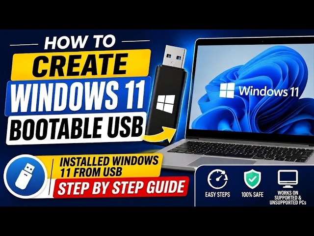 How to Create Windows 11 Bootable USB (Step by Step Guide) | Install Windows 11 (Step by Step Guide)
