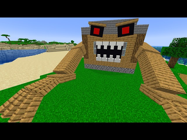 I TURNED Minecraft STRUCTURES INTO MONSTERS!