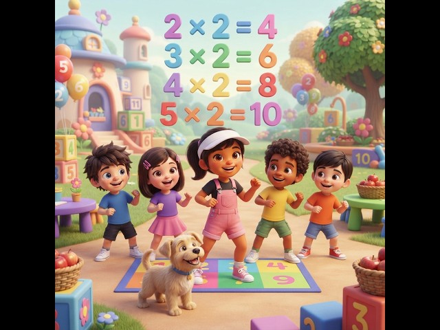 Learn Multiplication for Kids 🎵 | Funny Math Adventure | Groups × Each Group = Total!