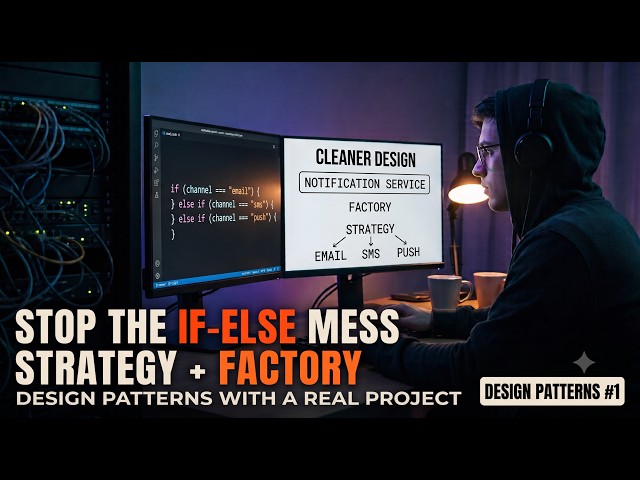 Strategy & Factory Design Patterns — Finally Understand When & Why to Use Them