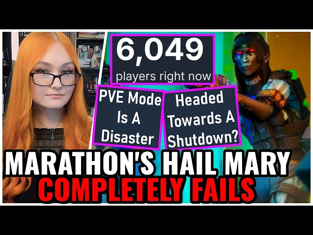 Marathon Shutdown Incoming? 🤣 Playercounts Tank To 6k After "Game-Saving" PVE Mode Flops
