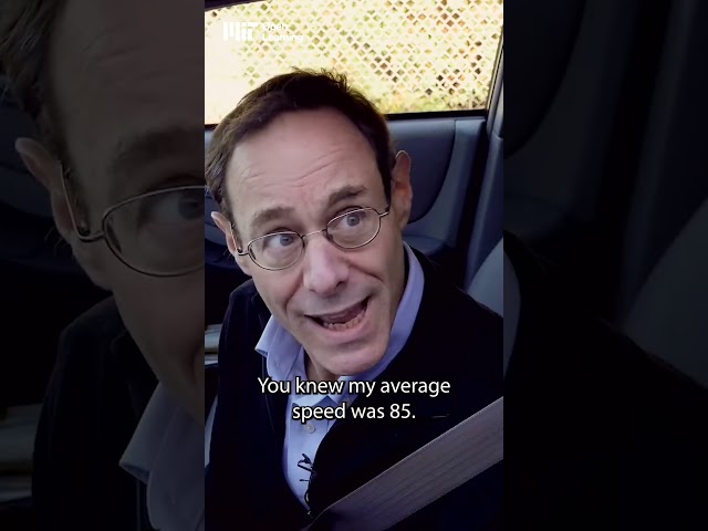 MIT Professor busted for speeding #shorts