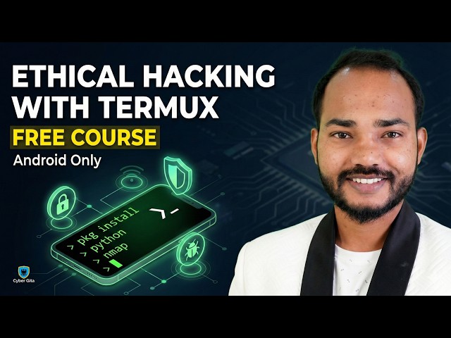LEARN ETHICAL HACKING WITH TERMUX Full Free Course for Beginners | Android Hacking Step-by-Step