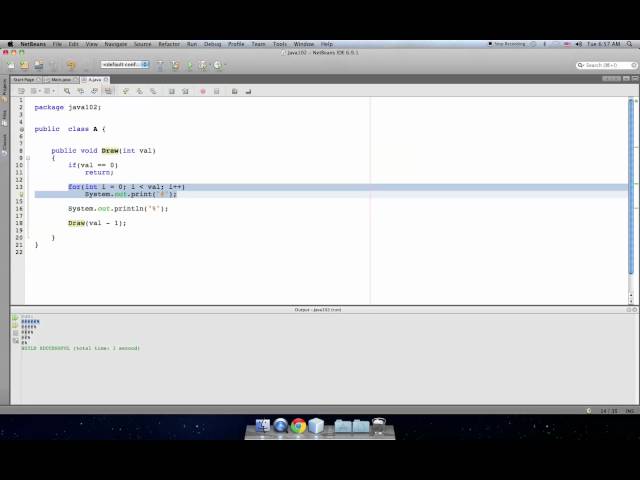 Lesson 89: An Example of a Recursive Method