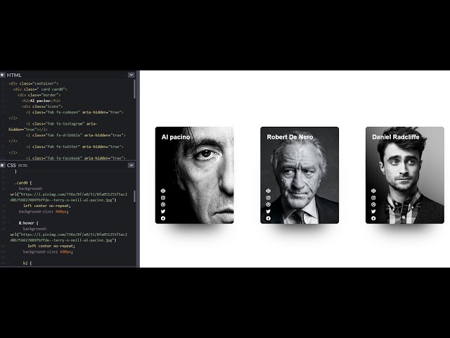 Profile Card hover Effect | CSS3, SCSS,  CSS Transition, CSS Flex-box, Responsive Web Design
