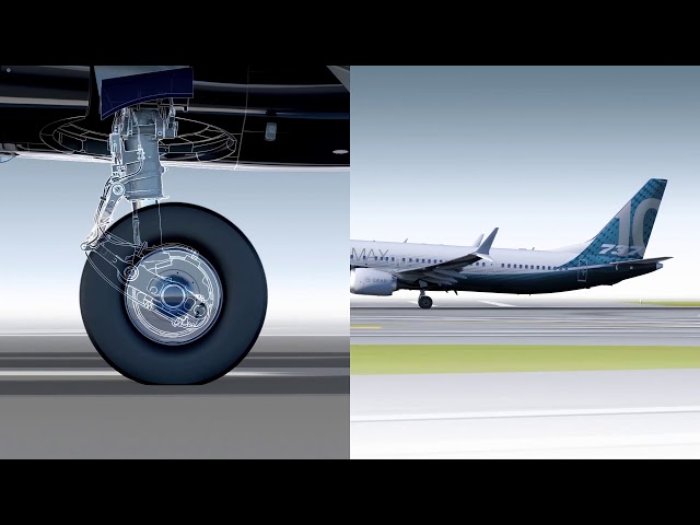 How the 737 MAX 10 landing gear works