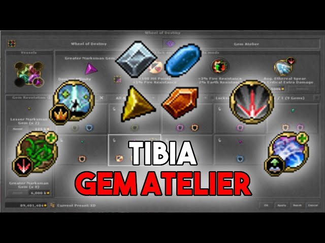 [PL] Tibia | Omówienie Gem Atelier - Wszystko o Gemach!
