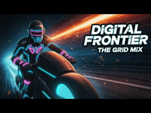 Tron-Style Synthwave & Cyberpunk Mix | DIGITAL FRONTIER | The Grid Music for Coding