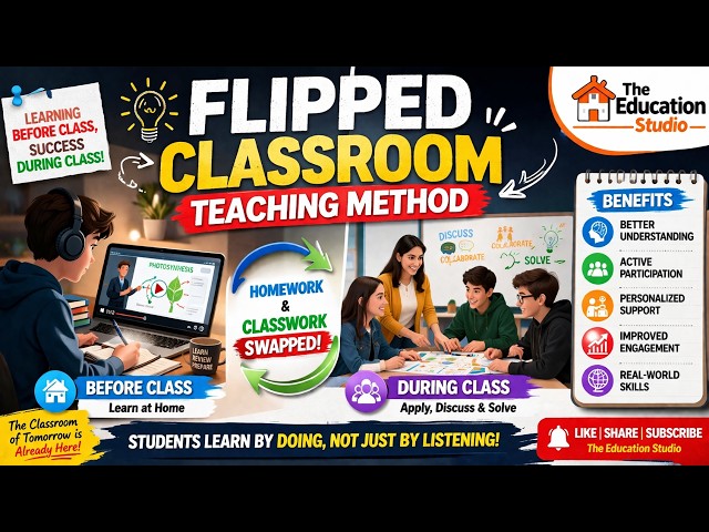 Flipped Classroom Teaching Method Explained | Improve Student Learning & Engagement