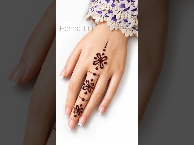 Stylish Fingers Mehndi Design | Mehndi Design #henna #mehndi #shorts #youtubeshorts #fingerhenna