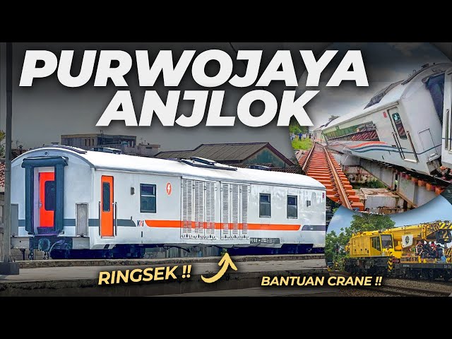 PURWOJAYA TRAIN DECLINES ‼️ UNTIL IT OVERTURNS!! All Trains Are Running Slowly and Delaying at th...