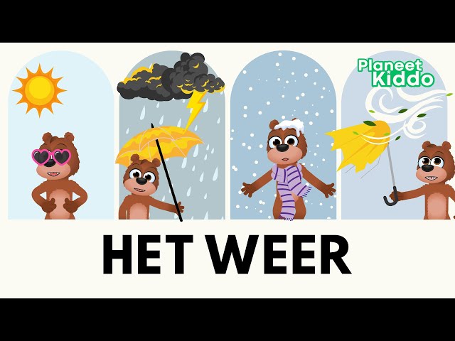 ☀️ Alle Soorten Weer Leren In Het Nederlands • Peuters & Kleuters • Het Weer Uitgelegd Voor Kinderen