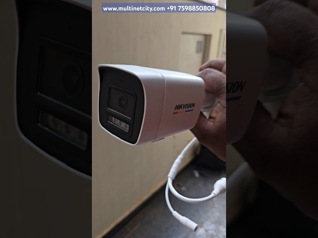 Hikvision ip camera 4mp Mic surveillance cctv night colour vision #cctvsecuritycamera #cctvdealers