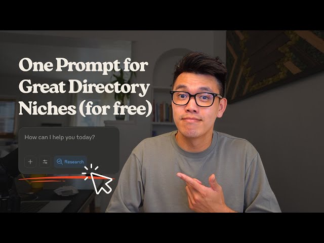 The Only Prompt I Use to Find High-Potential Directory Niches