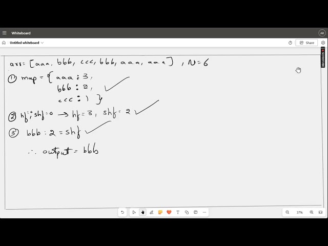 Second most repeated string in a sequence - Easy - GeeksforGeeks