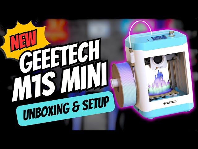 GEEETECH M1S 3D Printer | Small Budget FDM 3D Printer for Beginners