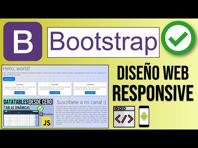 Bootstrap 5 Tutorial: Diseño Web Responsive desde 0 (Breakpoints, Containers, Grid, Columns) ✅