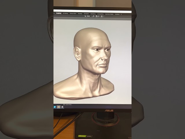 Transition from young to old sculpt