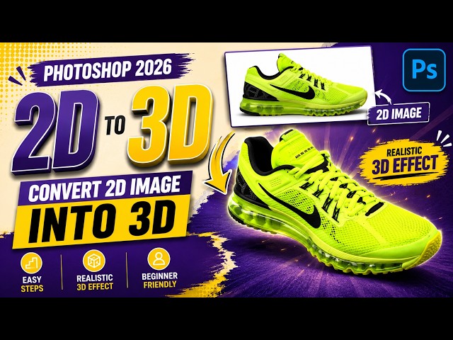 How to Make a 3D Image from a 2D Photo in Photoshop