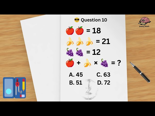🥇 Can You Solve These 20 Math Puzzles? Only Smart Kids Pass! 🧠 #mathchallenge  #mathpuzzles