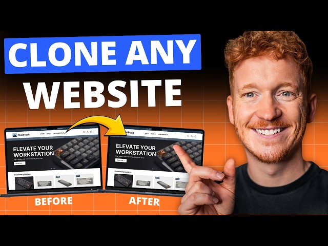 How to Clone any Website for Free with AI (Base44 Tutorial)