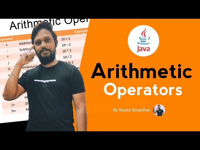 Java Arithmetic Operators with Examples in Telugu