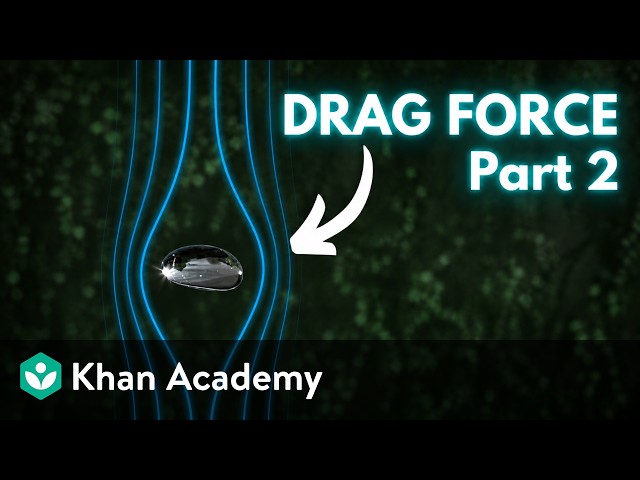 Motion as a function of time: Resistive force example (part 2) | AP Physics | Khan Academy