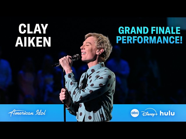Clay Aiken Debuts New Single "Rewind" LIVE On The American Idol 2026 Grand Finale!