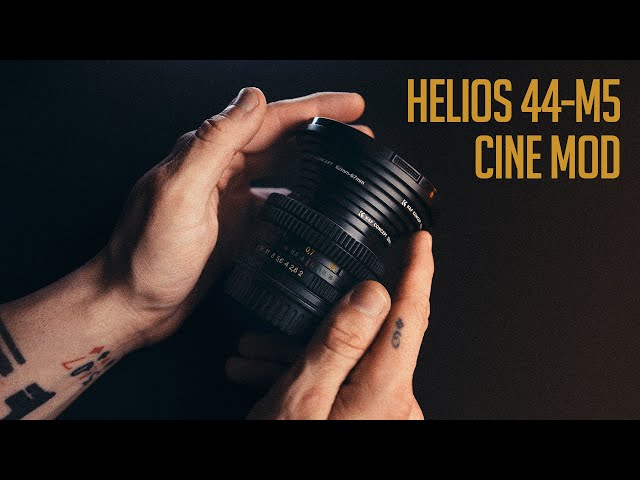Helios 44M-5 Cine Mod | Anamorphic, Declicked, Manual Aperture