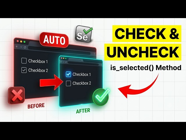 Selenium Python-ல Checkbox Automate பண்றது | Beginners இந்த Mistake பண்றாங்க! | Tamil #6