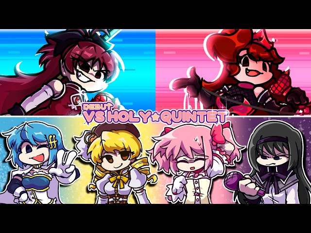 FNF MOD UPDATES ARE GETTING OUT OF CONTROL/ Vs Holy Quintet: DEBUT FULLWEEK English