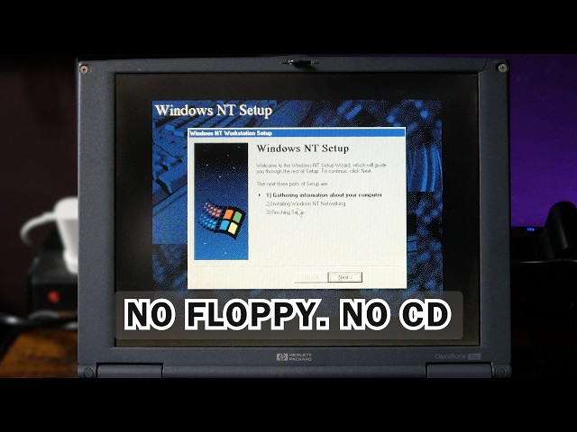 How I Installed Windows NT Without a Floppy or CD Drive